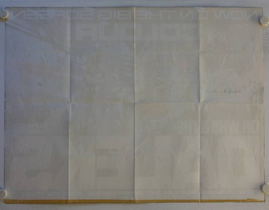 Dr. Who und the Daleks original release British Quad movie poster